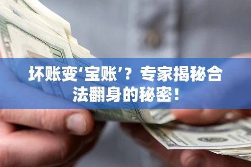 济南坏账变‘宝账’？专家揭秘合法翻身的秘密！