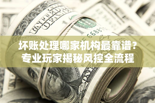 济南坏账处理哪家机构最靠谱？专业玩家揭秘风控全流程