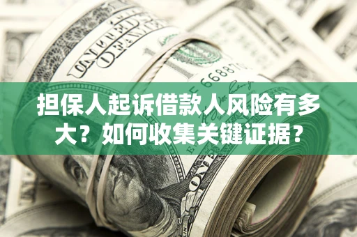 济南担保人起诉借款人风险有多大？如何收集关键证据？