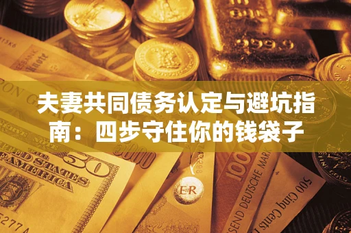 济南夫妻共同债务认定与避坑指南：四步守住你的钱袋子